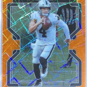 2021 Prizm Derek Carr Orange Lazer #179 Raiders