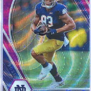 2021 Prizm Draft Picks Chase Claypool Purple Wave #54 Irish