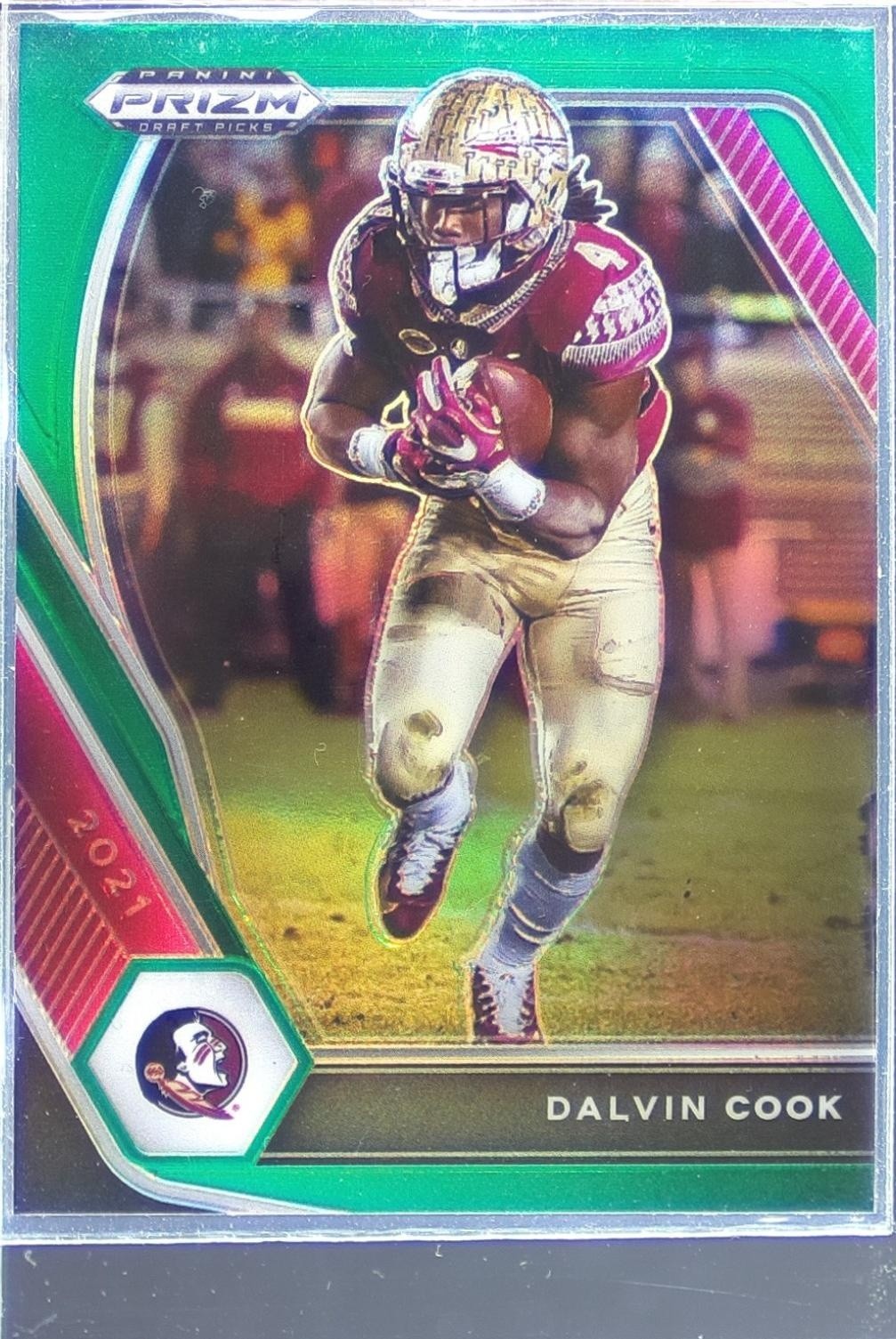 2021 Prizm Draft Picks Dalvin Cook Green #83 Seminoles