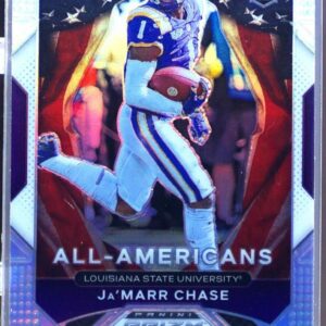 2021 Prizm Draft Picks Ja'Marr Chase Silver RC #185 Tigers