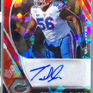 2021 Prizm Draft Picks Tedarrell Slaton Auto #DPA-TES Gators Draft Picks Auto
