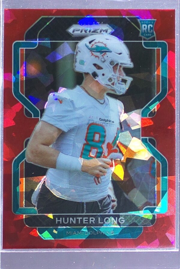 2021 Prizm Hunter Long Red Ice RC #414 Dolphins