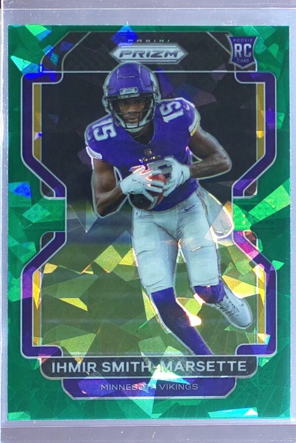 2021 Prizm Ihmir Smith-Marsette Green Ice RC #372 Vikings