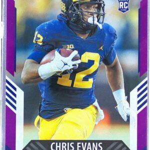 2021 Score Chris Evans Purple RC #380 Wolverines