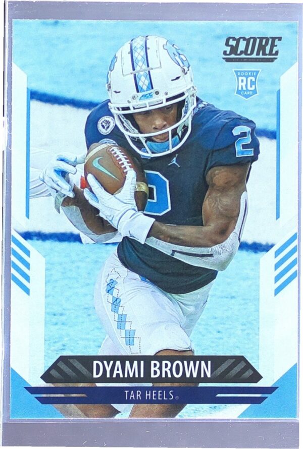 2021 Score Dyami Brown RC #384 Heels