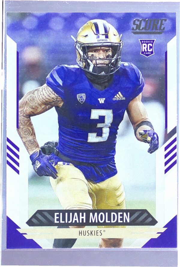 2021 Score Elijah Molden RC #343 Huskies