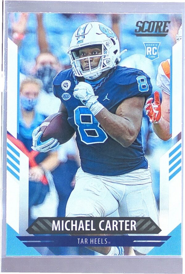 2021 Score Michael Carter RC #316 Heels
