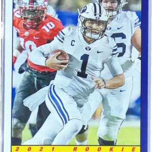 2021 Score Zach Wilson RC #TB8 Cougars 1991 Throwback