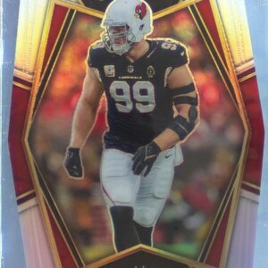 2021 Select J.J. Watt Silver Prizm Die Cut #103 Cardinals