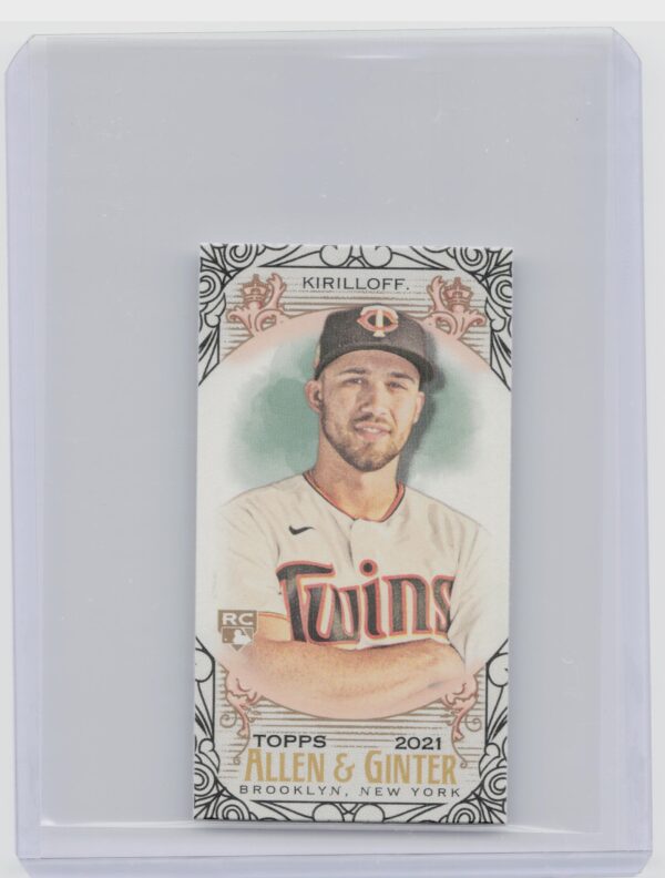 2021 Topps Allen & Ginter Alex Kirilloff Mini Black Border #116 Twins