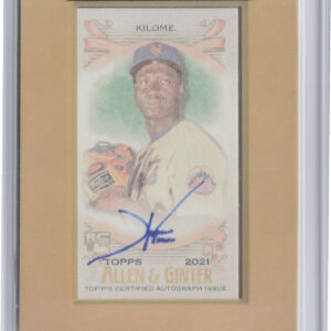 2021 Topps Allen & Ginter Franklyn Kilome AU #FMA-FK Mets Framed Mini Baseball A