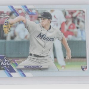 2021 Topps Chrome Update Trevor Rogers #ASG-36 Marlins 2021 All Star Game