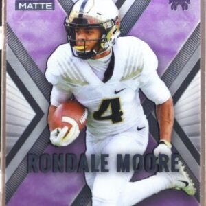 2021 Wild Card Matte Rondale Moore /199 #MXP-24 Boilermakers X Plode Purple/Blk