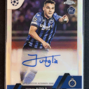 2022-23 Topps Chrome UEFA Ferran Jutgla Autograph Auto Rookie RC Club Brugge CAF
