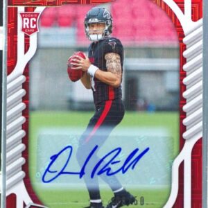 2022 Absolute Desmond Ridder Auto /50 RC #104 Falcons Signature Red Squares