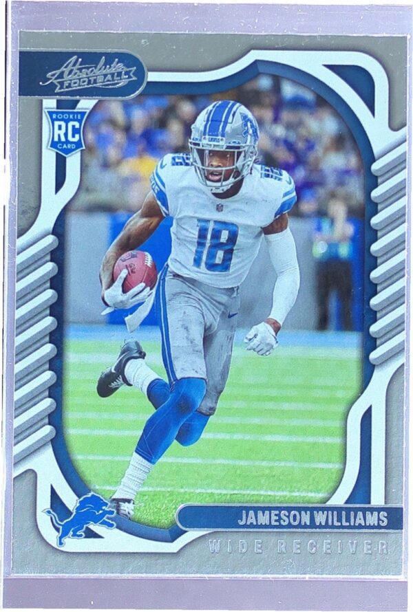 2022 Absolute Jameson Williams Retail RC #108 Lions