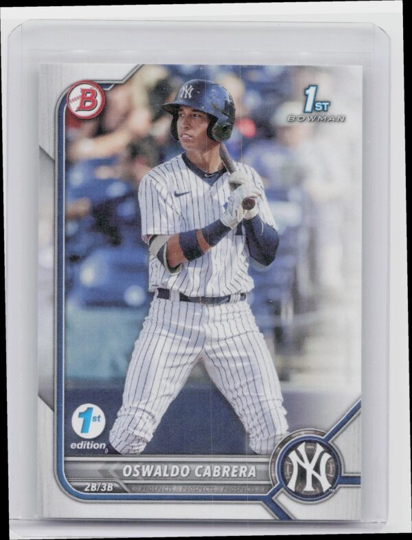 2022 Bowman 1st Edition Oswaldo Cabrera #BPPF-17 Yankees