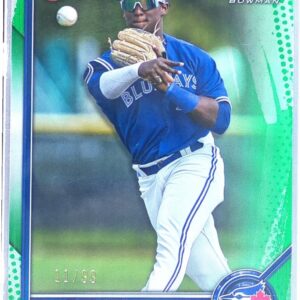 2022 Bowman Estiven Machado /99 #BP-12 Jays Prospects Green Pattern