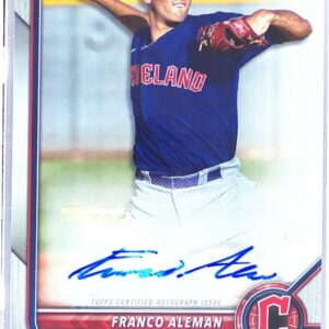 2022 Bowman Franco Aleman Auto #PPA-FA Guardians Prospect Autographs