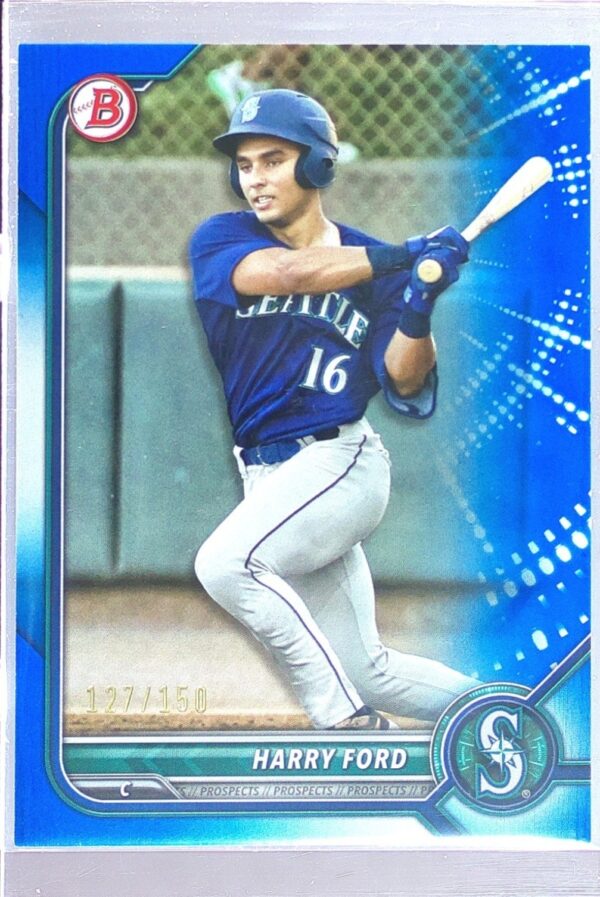 2022 Bowman Harry Ford /150 #BP-78 Mariners Prospects Blue