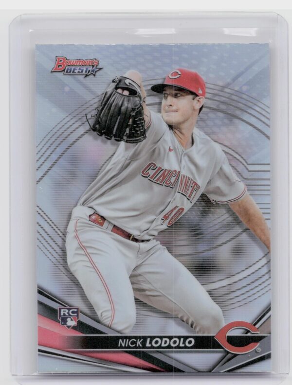 2022 Bowman's Best Nick Lodolo Refractor #56 Reds