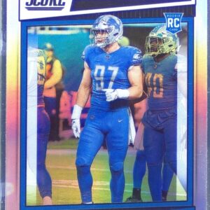 2022 Chronicles Aidan Hutchinson RC #SP-307 Lions Score Premium Rookies Silver