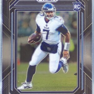 2022 Chronicles Malik Willis RC #PB-7 Titans Prizm Black