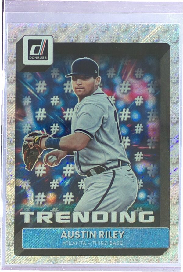 2022 Donruss Austin Riley #T-2 Braves Trending Rapture