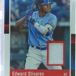 2022 Donruss Edward Olivares JSY #R88M-EO Royals Retro 1988 Materials