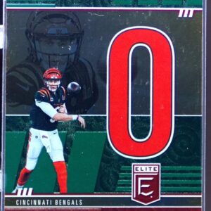 2022 Donruss Elite Joe Burrow #SB-JB5 Bengals Spellbound Green