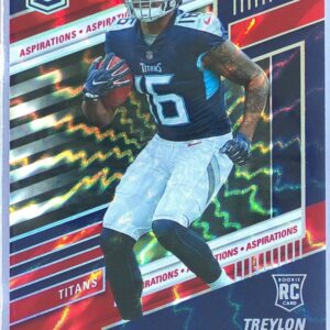 2022 Donruss Elite Treylon Burks Aspirations Shimmer /499 RC #119 Titans