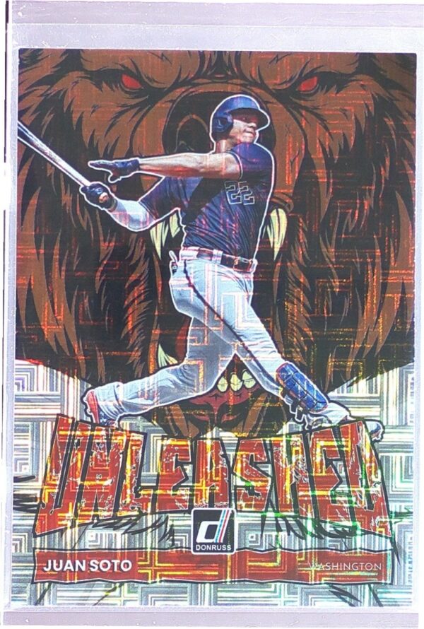 2022 Donruss Juan Soto #UL-8 Nationals Unleashed Vector