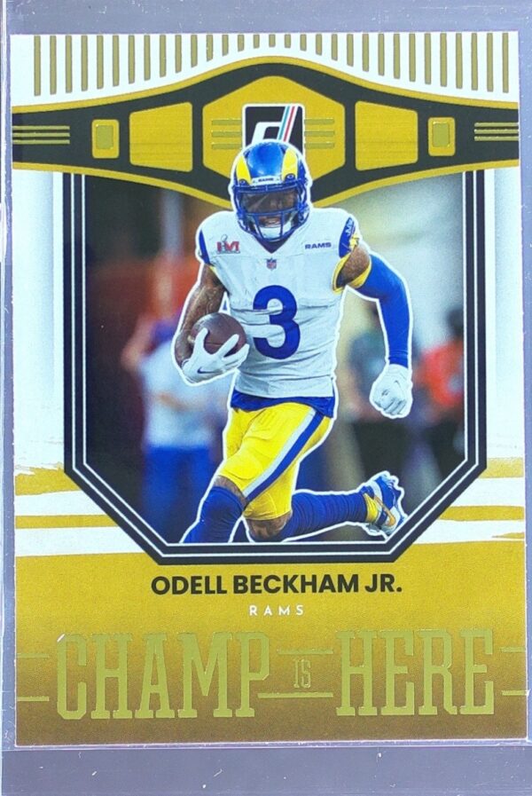 2022 Donruss Odell Beckham Jr. #CIH-4 Rams Champ is Here