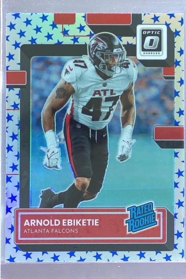 2022 Donruss Optic Arnold Ebiketie Stars RC #261 Falcons