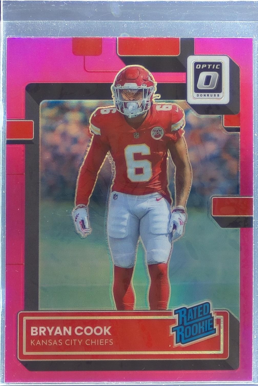 2022 Donruss Optic Bryan Cook Pink RC #272 Chiefs