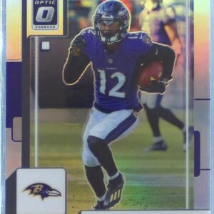 2022 Donruss Optic Rashod Bateman Holo #15 Ravens