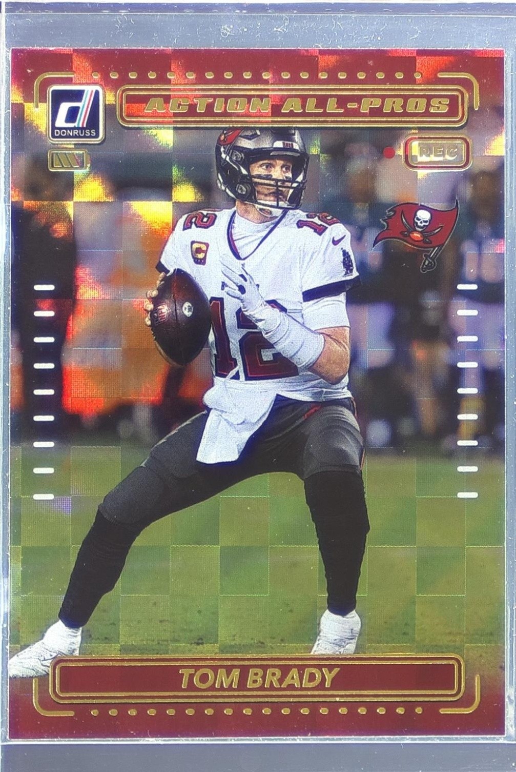 2022 Donruss Tom Brady #AP-2 Buccaneers Action All Pros