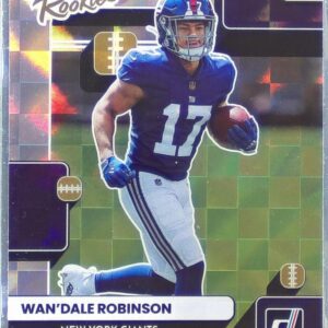 2022 Donruss Wan'Dale Robinson #TR-20 Giants The Rookies