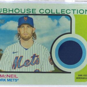 2022 Heritage Jeff McNeil JSY #CC-JMC Mets Clubhouse Collection Relics