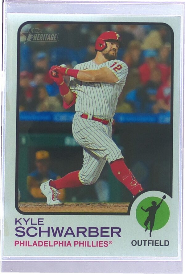 2022 Heritage Kyle Schwarber SP #722 Phillies