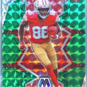 2022 Mosaic Danny Gray Mosaic Green RC #338 49ers