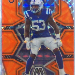 2022 Mosaic Darius Leonard Mosaic Reactive Orange #86 Colts