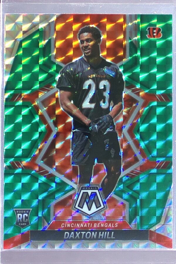 2022 Mosaic Daxton Hill Mosaic Green #378 Bengals