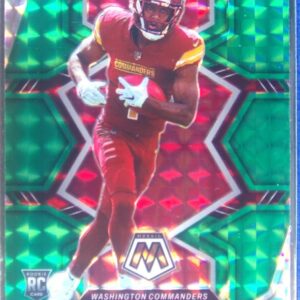 2022 Mosaic Jahan Dotson Mosaic Green RC #314 Commanders