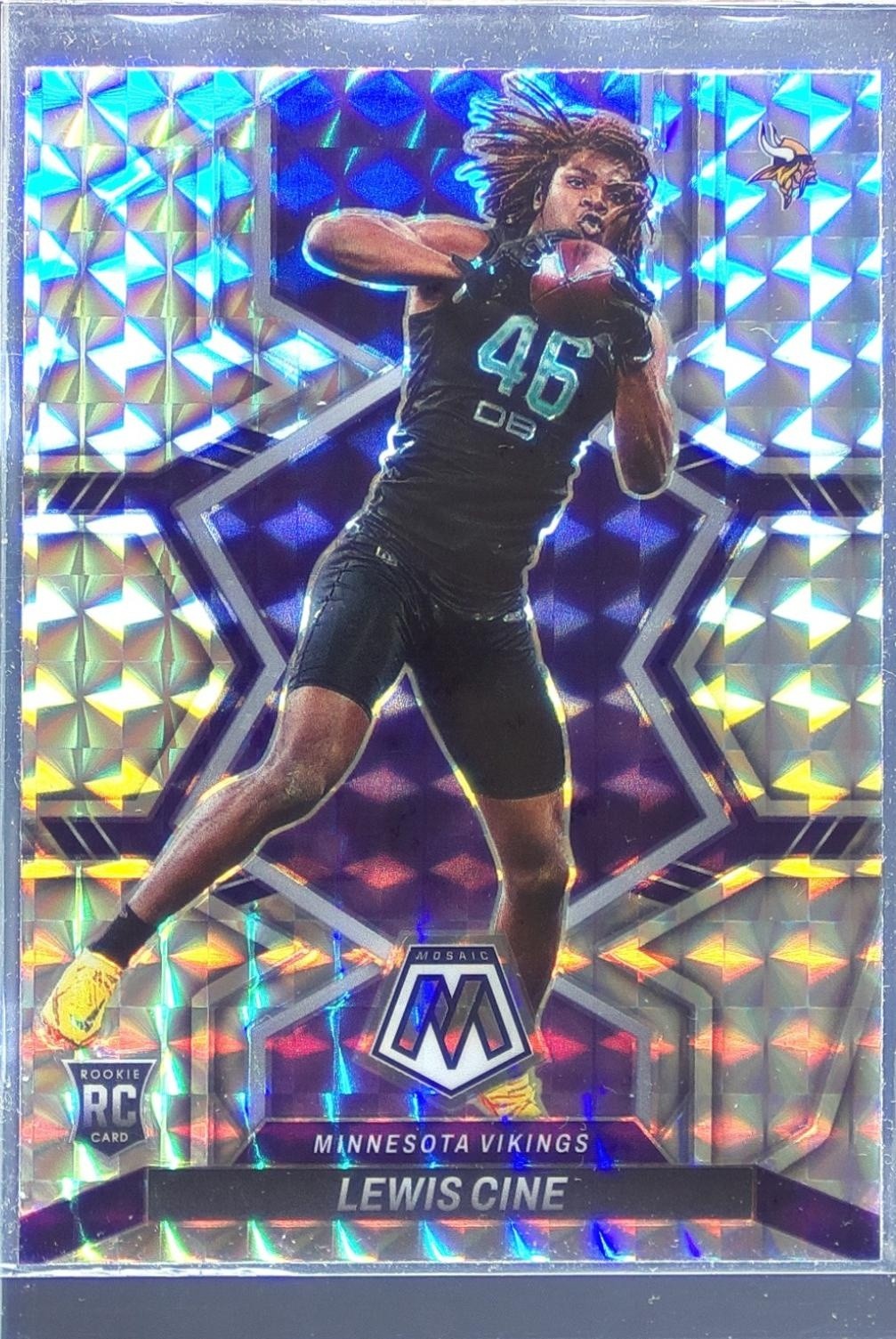 2022 Mosaic Lewis Cine Mosaic RC #379 Vikings