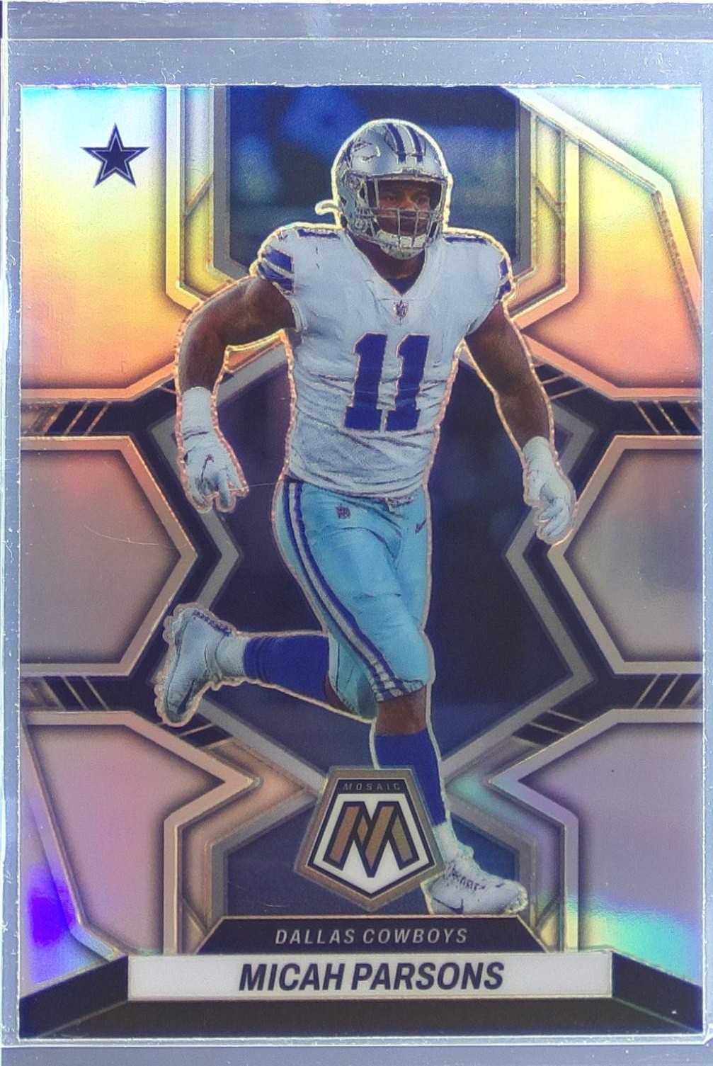 2022 Mosaic Micah Parsons Silver #55 Cowboys