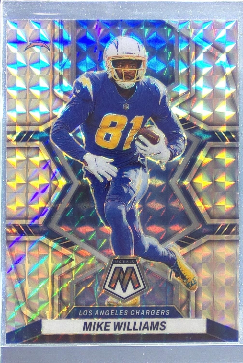 2022 Mosaic Mike Williams Mosaic #104 Chargers