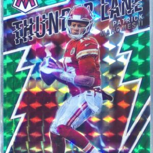 2022 Mosaic Patrick Mahomes II #TL-20 Chiefs Thunder Lane Mosaic Green