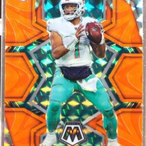 2022 Mosaic Tua Tagovailoa Mosaic Reactive Orange #121 Dolphins