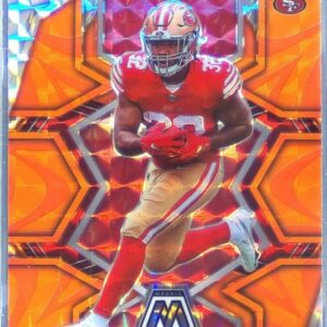 2022 Mosaic Tyrion Davis-Price Mosaic Reactive Orange RC #340 49ers